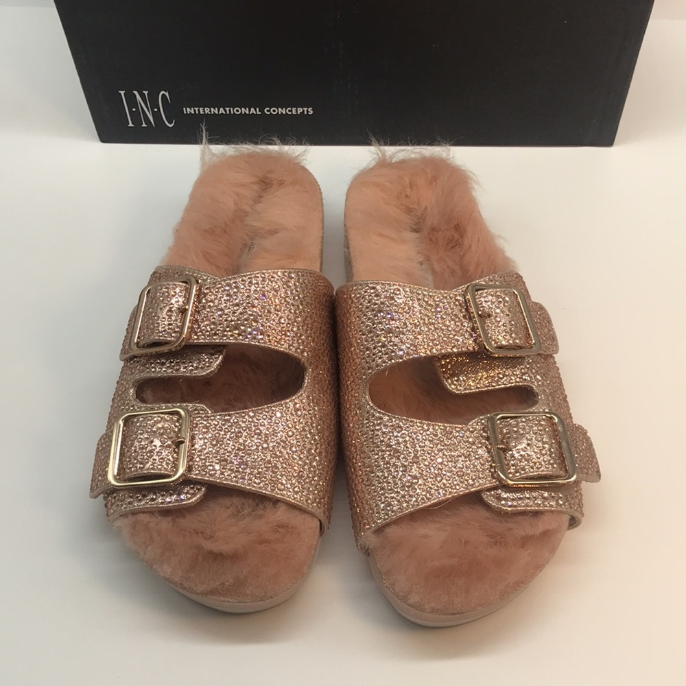 INC International Concepts Womens Alani2 Fabric Open Toe, Rose Pearl, Size 7 M - Picture 7 of 11
